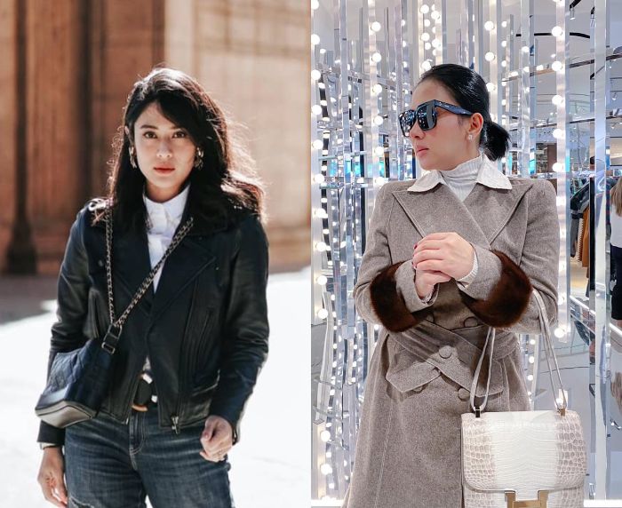 Dian Sastro dan Syahrini kerap mengenakan fashion item branded dengan harga yang fantastis
