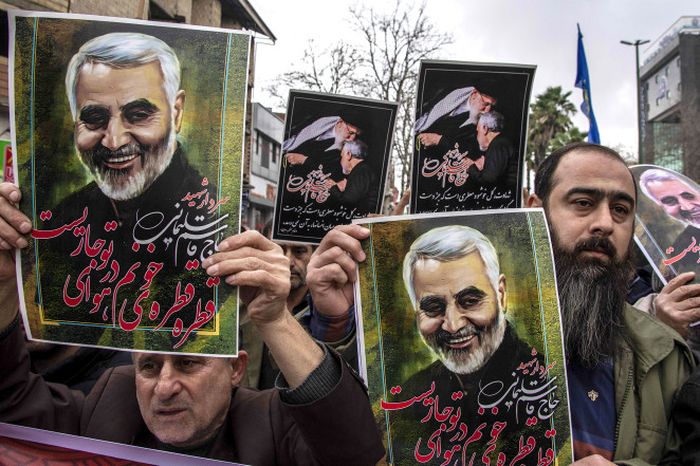 Setelah kematian Jenderal Qasem, seluruh rakyat Iran berduka di jalanan