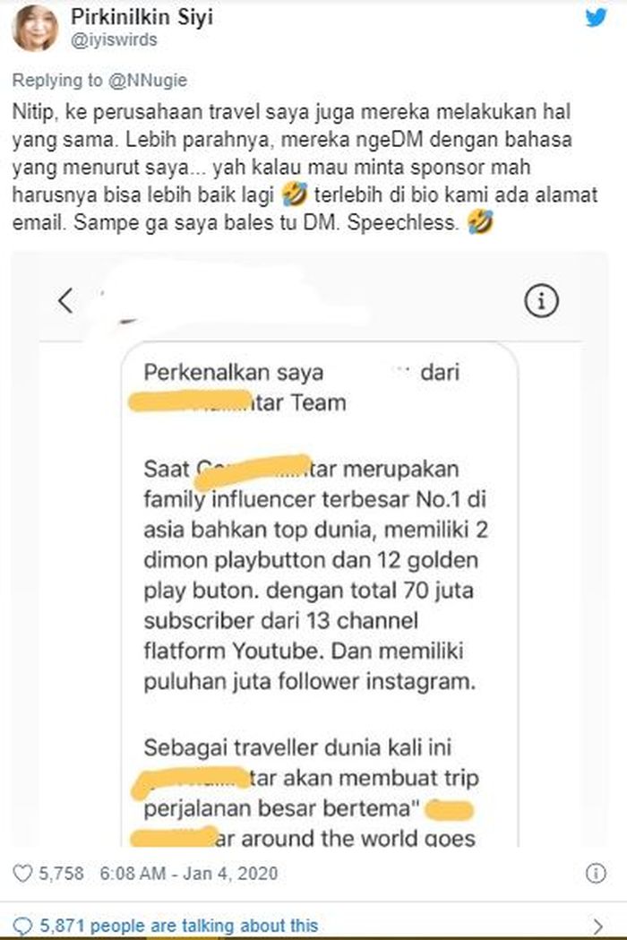 unggahan yang viral