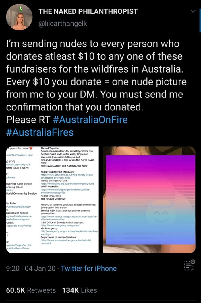 Pengumuman Kaylen Ward di akun Twitter pribadinya.