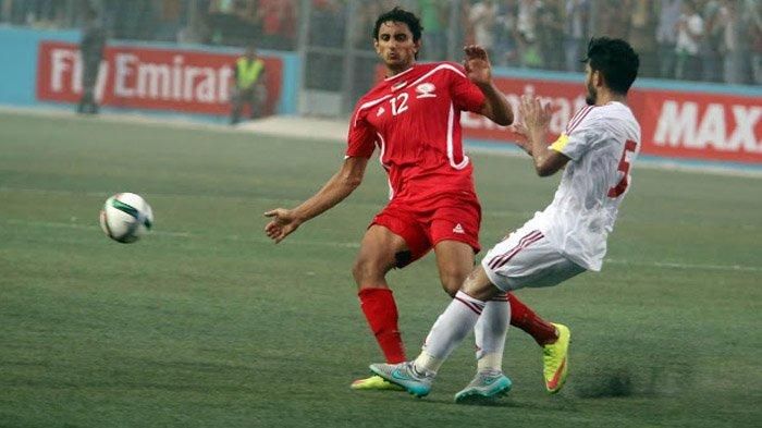 Mahmoud Eid saat bermain untuk Timnas Palestina 