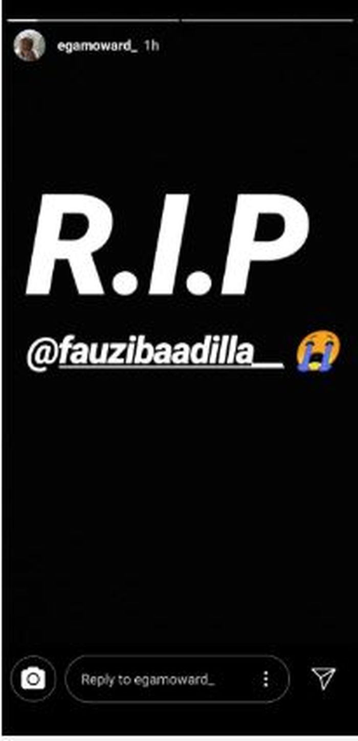 Fauzi Baadila dikabarkan meninggal dunia oleh akun @egamoward_