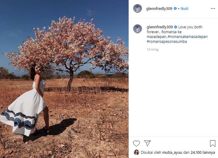 Istri Glenn Fredly sedang hamil.