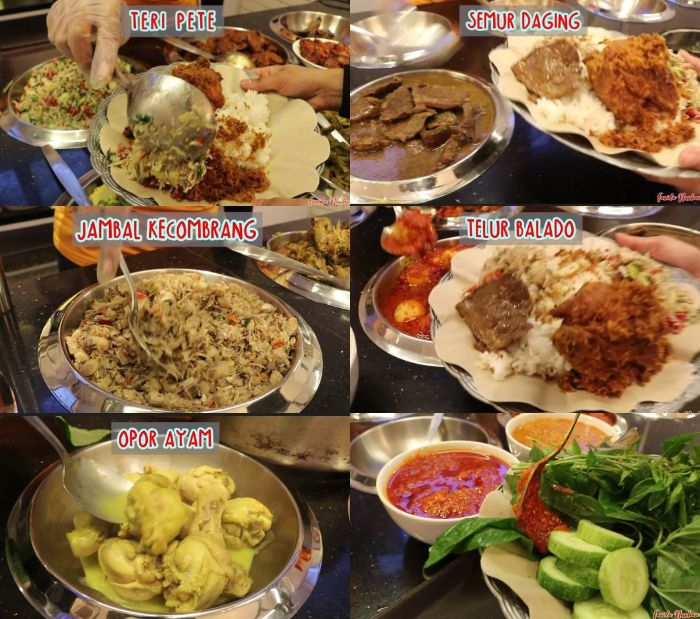 Menu makanan yang dicoba oleh Farida Nurhan di Pawon Sunda Bu Cetar