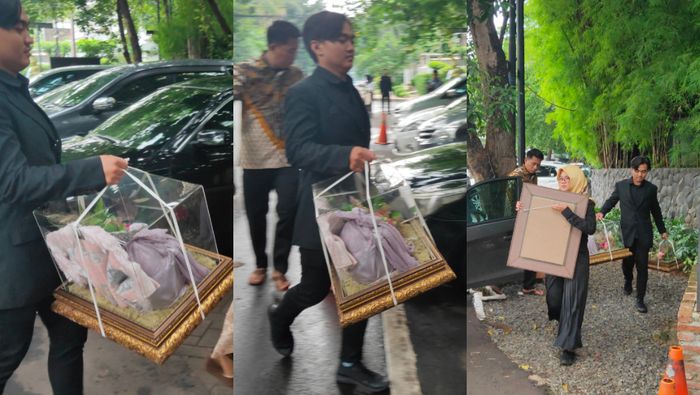 Potret seserahan Marcell Darwin untuk pernikahannya