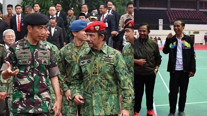 Kopassus Makan Daging Ular di Depan Sultan Kaya Raya Brunei Darussalam, Jokowi Sampai Tak Mau Lihat