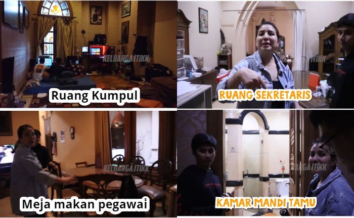 Ruangan di dalam rumah sepupu Raffi Ahmad