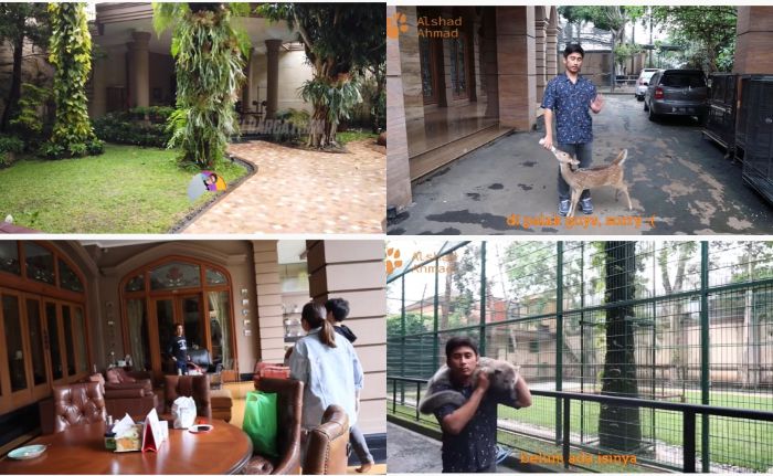 Tampilan depan rumah sepupu Raffi Ahmad