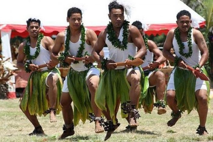 Para pria di <a href='https://style.tribunnews.com/tag/tonga' title='Tonga'>Tonga</a> juga memiliki tubuh yang kekar.