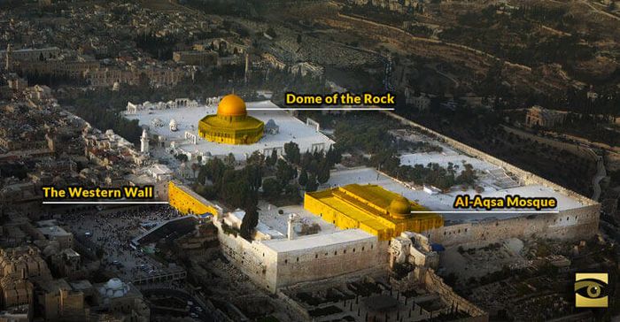 Kubah Fajar Masjid al Aqsa.