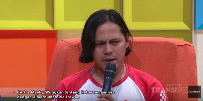 Mayky Wongkar saat tampil di acara Pagi-pagi Pasti Happy episode Selasa (14/1/2020)