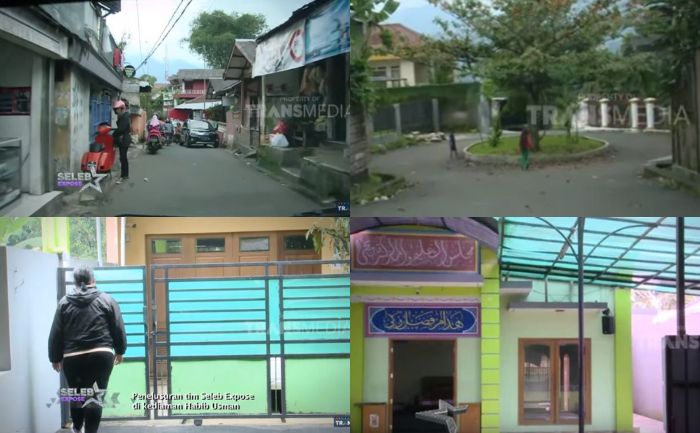 Penampakan rumah Habib Usman.