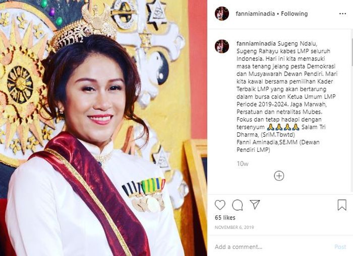 Fanni Aminadia bergelar magister
