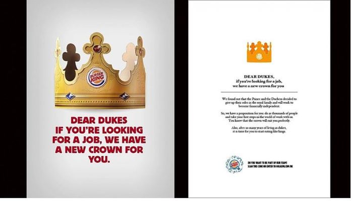 Iklan burger yang menyindir Pangeran Harry dan Meghan Markle
Tangkap layar foxnews.com