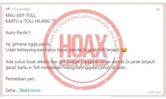 Sebaran informasi hoax
