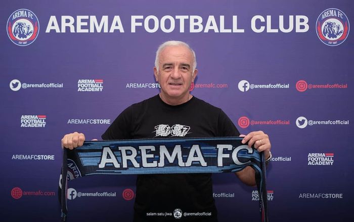 Pelatih Arema FC, Mario Gomez.