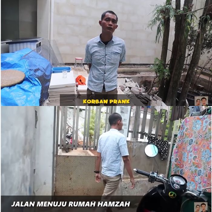 Hamzah, pegawai Baim Wong yang baru dipecat.