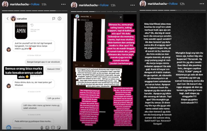 Instagram Stories Marissa Chaca