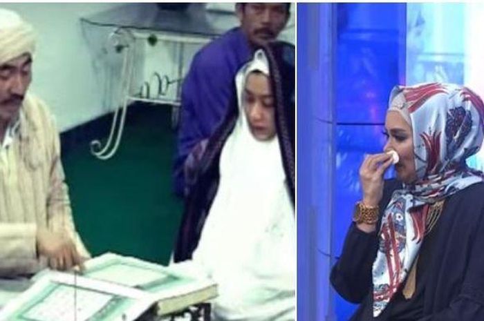 Elma Theana saat mengikuti ajaran Gatot Brajamusti