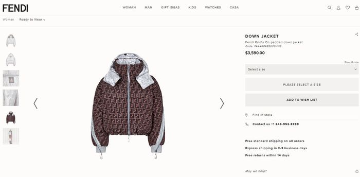 Jaket Fendi yang dipakai oleh Syahrini