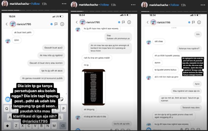 Instagram Stories Marissa Chaca
