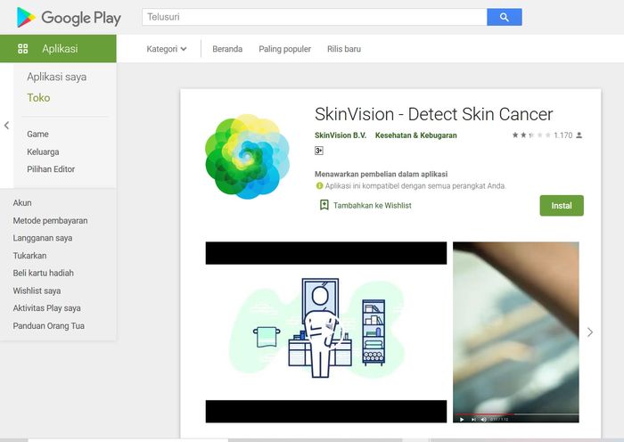 Aplikasi SkinVision