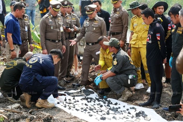 Polisi temukan 298 fragmen tulang.