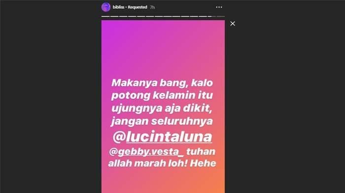 Bibi Ardiansyah serang balik Lucinta Luna