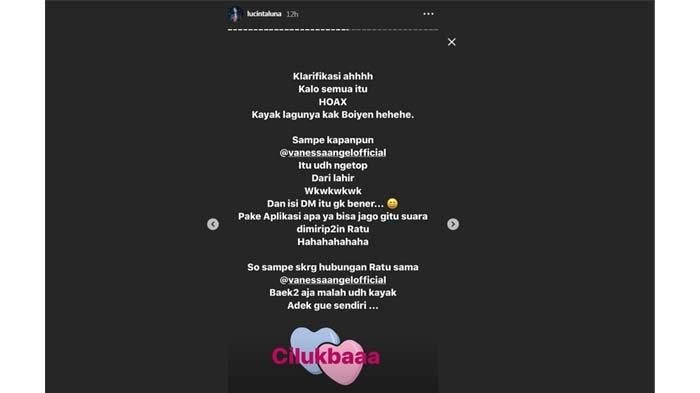Klarifikasi Lucinta Luna