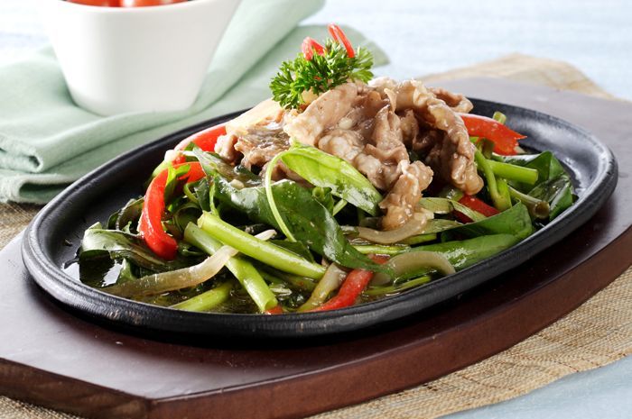 Kangkung Hot Plate