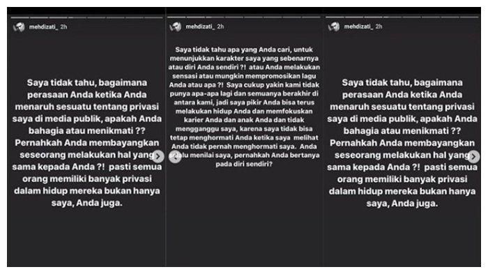 Mehdi Zati Kesal Terus Diusik Meski Sudah Bercerai 