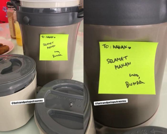 Bekal untuk Betrand dari Sarwendah