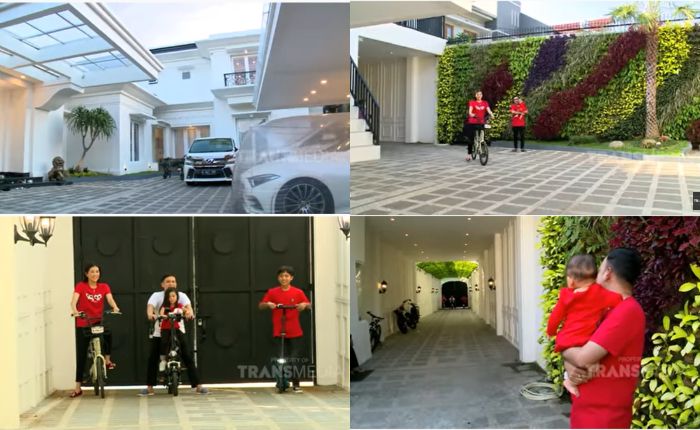 Tampilan depan rumah Jordi Onsu