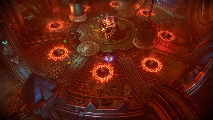 Tampilan permainan Darksiders Genesis