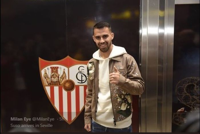 Suso dipinjamkan AC Milan ke Sevilla.