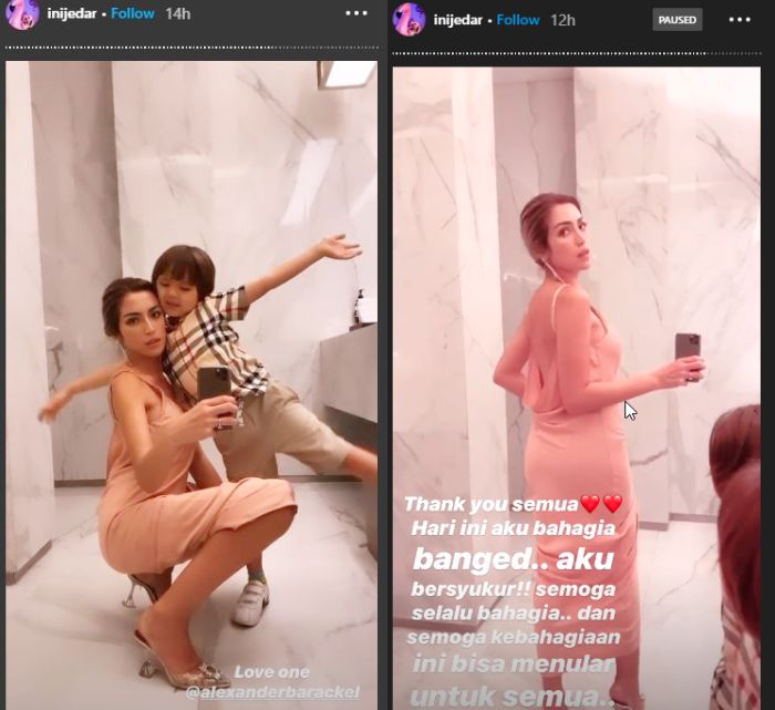 Jessica Iskandar tampil seksi dan memikat kenakan busana backless pamer punggung saat dinner romatis bareng Richard Kyle di hari Ulang Tahunnya