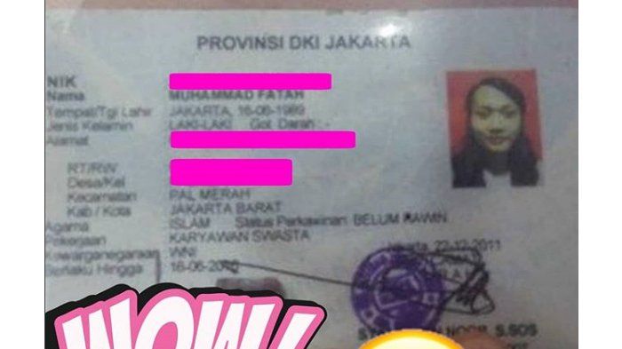 Beredar di media sosial sebuah KTP dengan nama Muhammad Fatah yang diduga milik Lucinta Luna