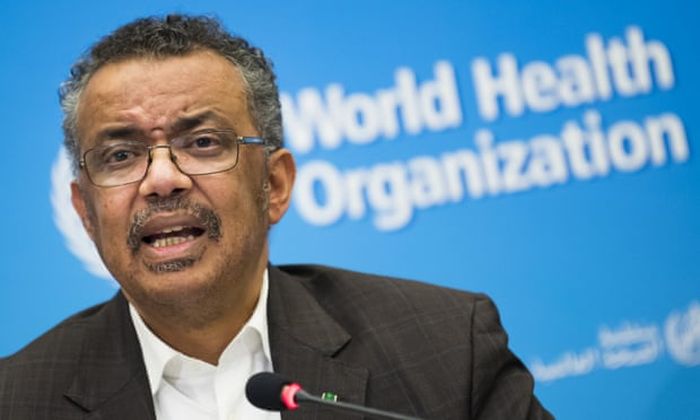 Dr Tedros Adhanom Ghebreyesus, direktur jenderal Organisasi Kesehatan Dunia (WHO).