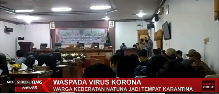 Warga Natuna geruduk gedung DPRD