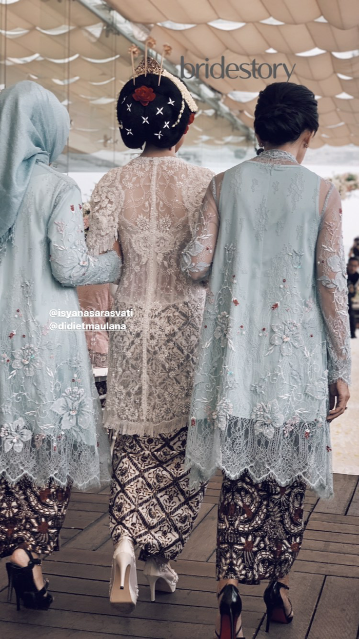 Kebaya akad Isyana Sarasvati