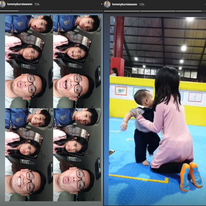 Tommy Kurniawan dan anak-anaknya
