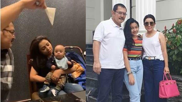 Khirani Trihatmodjo, Mayangsari dan Bambang saat momong bayi