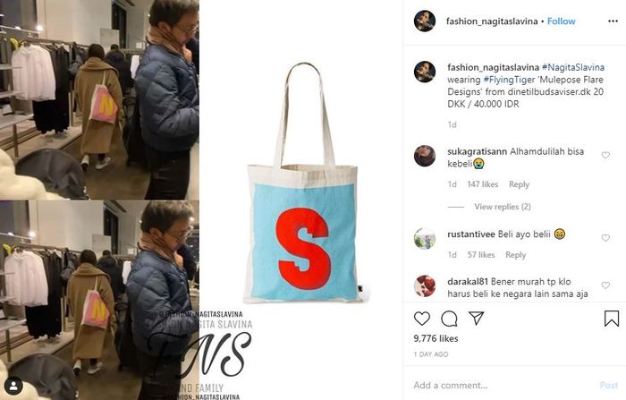 Tas termurah Nagita Slavina