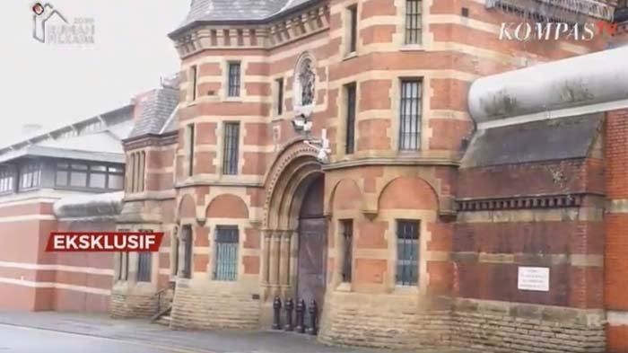 Penampakan penjara HMP Manchester atau Strangeways yang akan ditempati Benjamin Mendy dan pernah jadi tempat singgah Reynhard Sinaga.