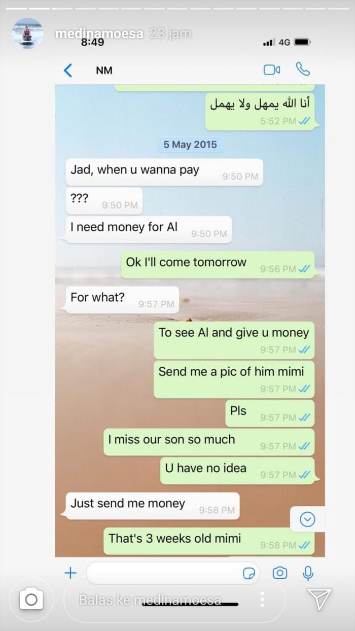isi chat Sajad Ukra dan Nikita Mirzani