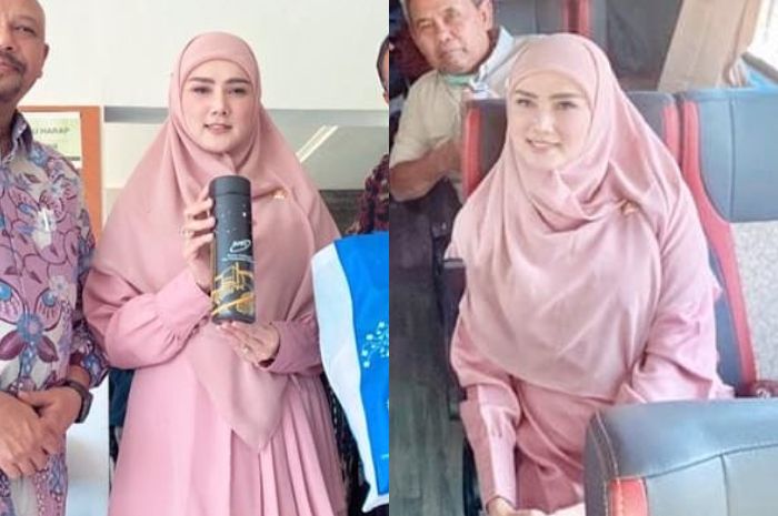 Mulan Jameela terlihat cantik dengan gaya makeup natural yang super flawless