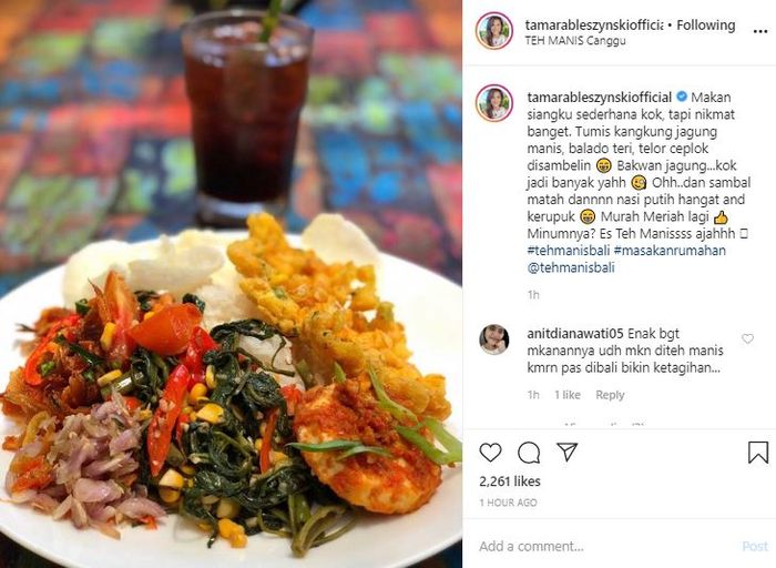 Makan siang Tamara