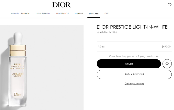 Dior Prestige Light-in-White La Solution Lumière