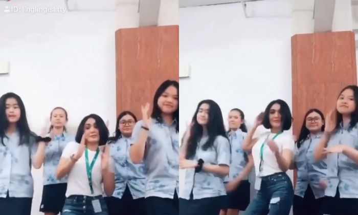 Pakai Kaus Ketat seksi, Yuni Shara joget bareng teman sekolah anaknya