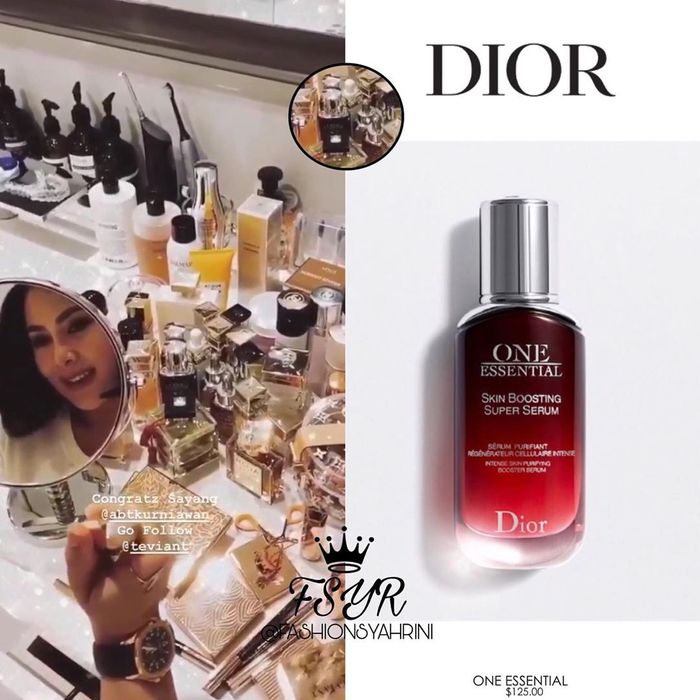 Harga skincare serum yang dipakai oleh Syahrini